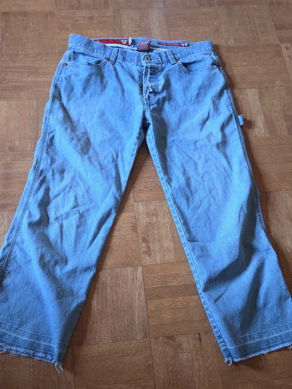 Vintage GUESS Carpenter Capris Pants Size 29